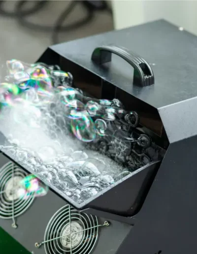 Exemple de machine à bulles