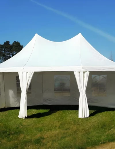 Tente de réception octogonale 6m x 4m